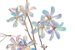 OPALIZZE magnólie 83 cm – iridescentná transparentná