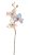 OPALIZZE orchidea 48 cm – iridescentní transparentní