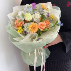 saténová fólie 50 cm - poloprůhledná mentol matná