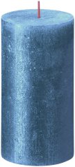 svíce válec 130/68 shimmer - blue