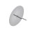 misky s bodci 5,3 cm (4 ks) stříbrné