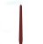 kónická svíce 25 cm - metal karmínová mat