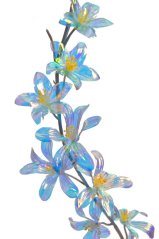 OPALIZZE zlatice 74 cm – iridescentná modrá