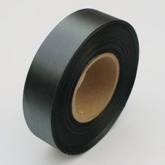 atlasová stuha 24 mm x 20 m - šedá