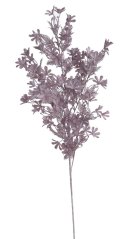 umělá travina s květy 95 cm - fialová vintage
