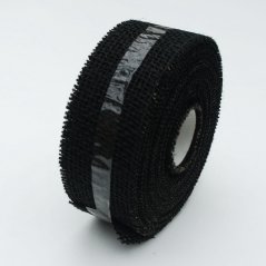 jutová stuha 5 cm x 10 m - černá