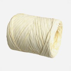 raffia / raphia umělá 200 m - krémová