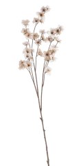 kvetoucí větvička 105 cm - krémová