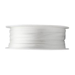 atlasová stuha 3 mm x 20 m - bílá