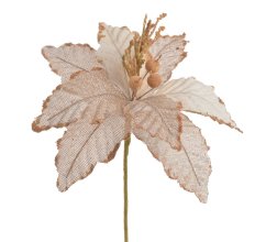 jutová vánoční hvězda 28 cm