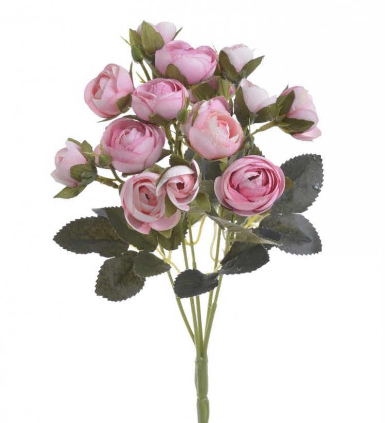 kamélie mini buket x5 - růžová