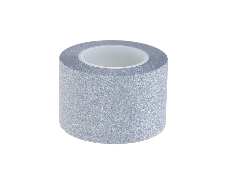 samolepící páska glitter (3 cm) - bledě modrá