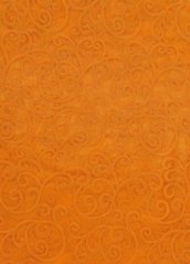 organza ORNAMENT 150 x 300 cm - oranžová