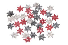 vločky mini 1,5 cm (36 ks) - mix