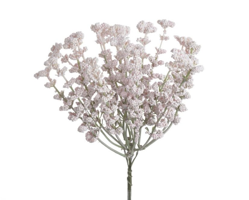 svazek s drobnými kuličkami 17 cm - růžová