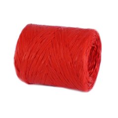 raffia / raphia umělá 200 m - červená