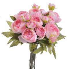 kytice kamélií (10x) - růžová