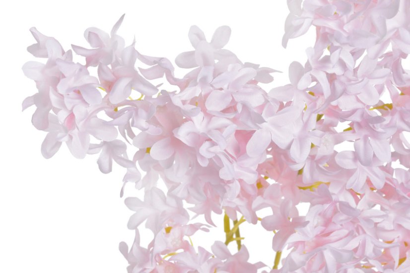 větvička s květy 95 cm - sv. růžová