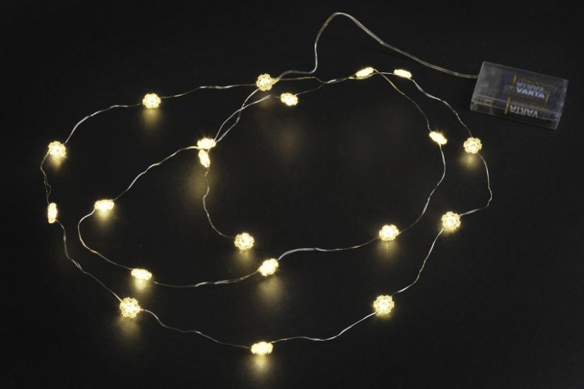 LED světýlka 20L (200 cm) - vločky