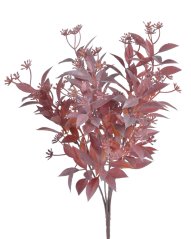 ruscus s pupeny  - oranžová/červená