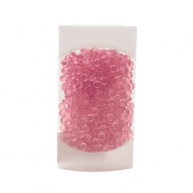 akrylové granulky 80 g - růžová