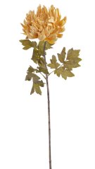 chryzantéma vintage 74 cm - žlutá