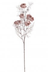 dlouhý pryskyřník pastel 70 cm - růžovobéžová