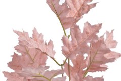 dubová větvička 90 cm - růžová