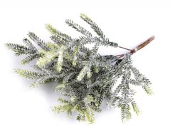 flokované jehličí svazek (6 ks) - zelená