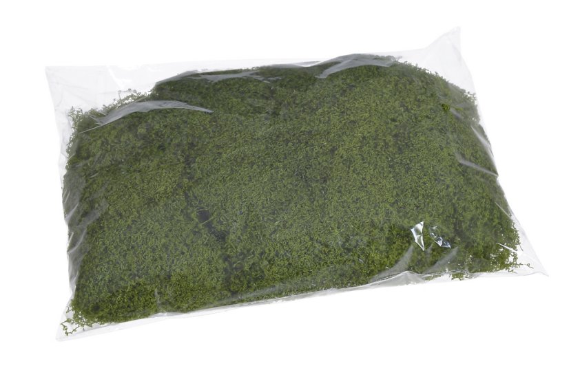 mech - imitace (100 g) - mechová zelená