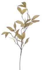 větvička s listy 83 cm - zelená