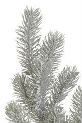 ojíněná větvička jehličí 64 cm