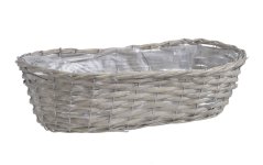 koš oválný s igelitem