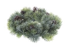 jehličnatý věnec se šiškami 28 cm