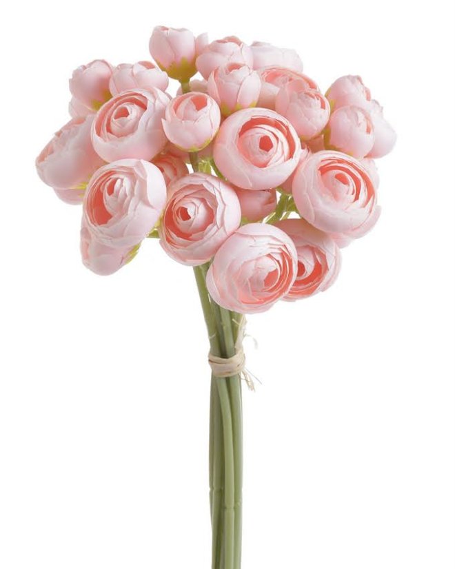 ranunculus svazek x9 - růžová