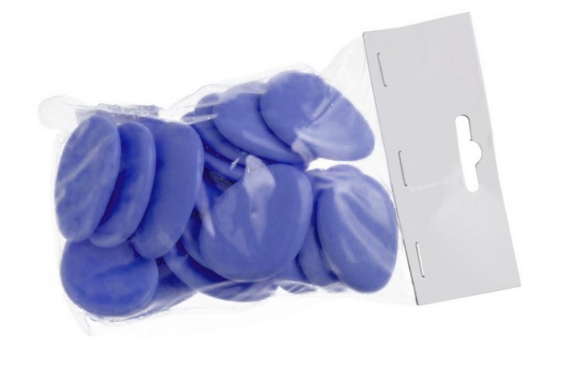 skleněné oblázky 350 g - modrofialová