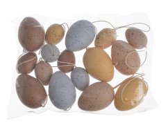 vajíčka 6 a 4 cm - mix barev