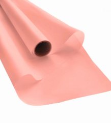 saténová fólie 50 cm - matná broskvová