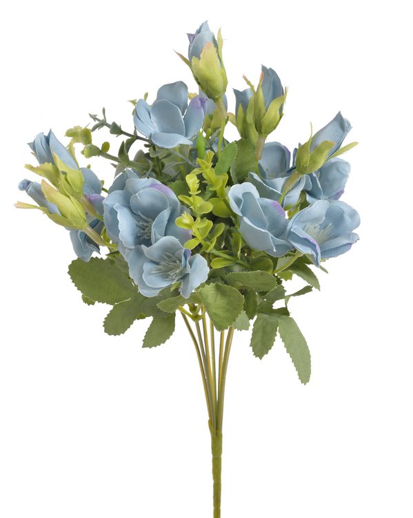 eustoma buket - modrá