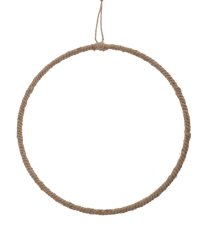 obruč - kruh 30 cm - s jutovým provazem