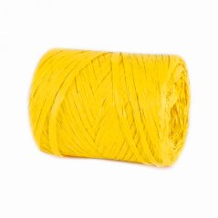 raffia / raphia umělá 200 m - žlutá