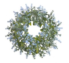 věnec 27 cm - modrá