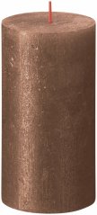 svíce válec 130/68 shimmer - copper