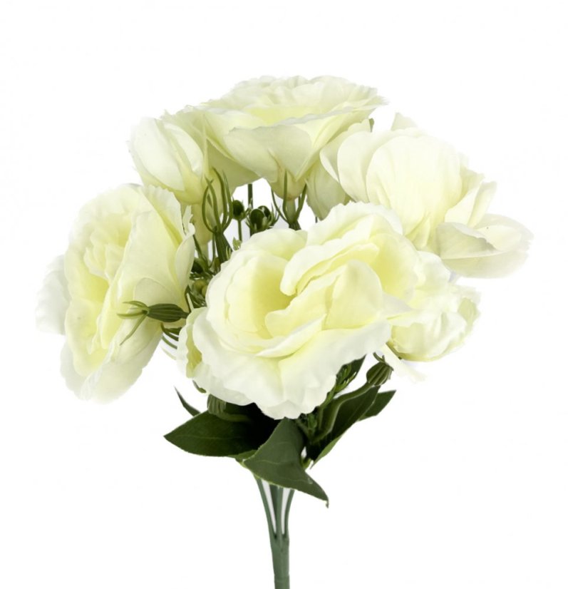 eustoma buket x5 - krémová