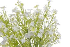 drobné květinky 36 cm - bílá