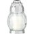 skleněná hřbitovní lampa diamond - stříbrná