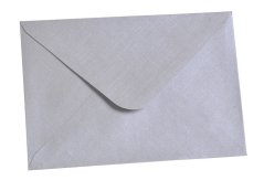 dárkové obálky C6 (10 ks) -- platinová