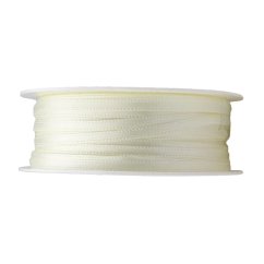 atlasová stuha 3 mm x 20 m - krémová