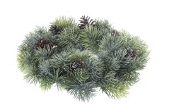 jehličnatý věnec se šiškami 28 cm