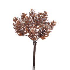 zimní šišky na drátku (10 ks)